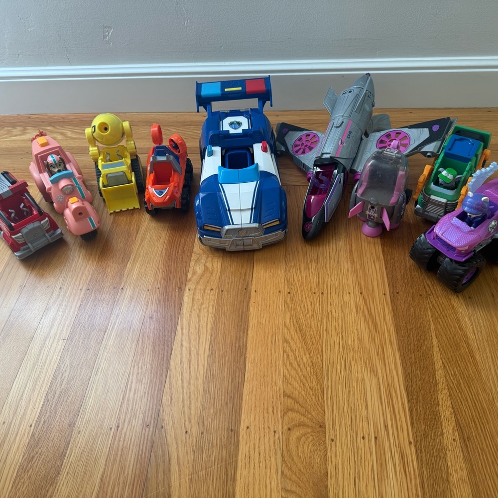 Paw Patrol Colorful Toy Vehicle Collection